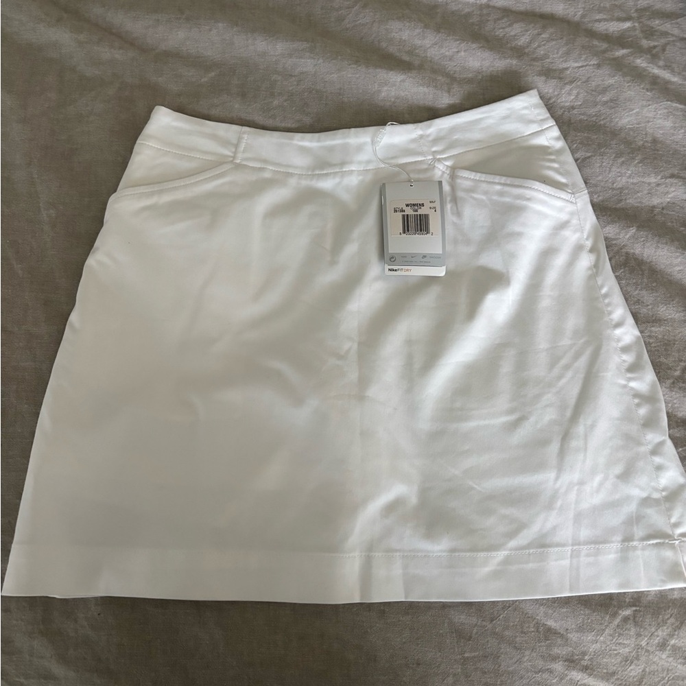 Nike White Mini Skirt